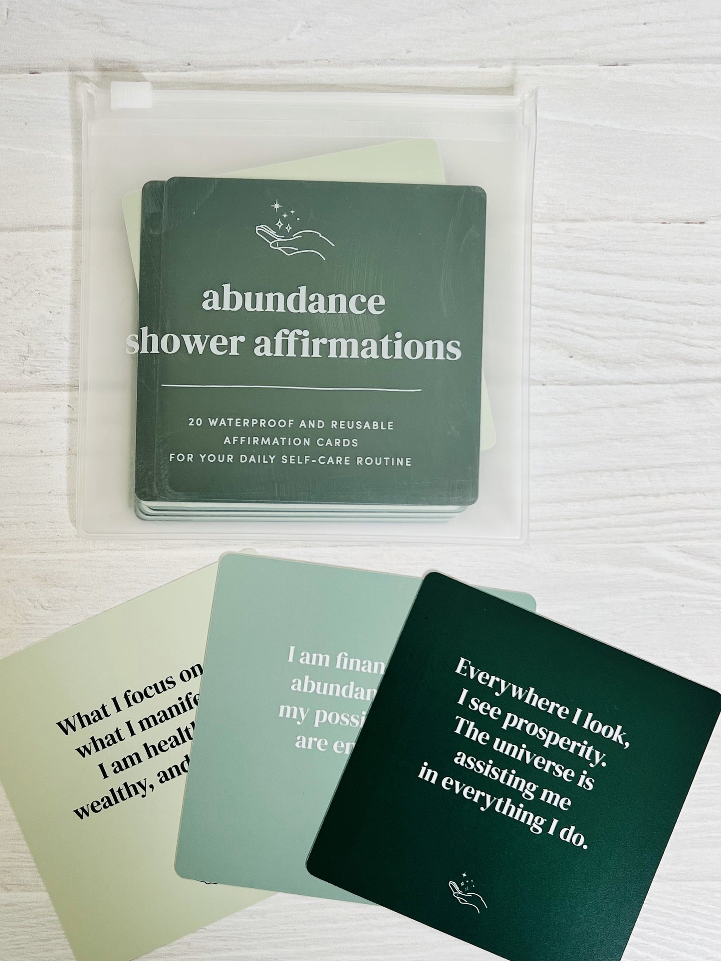 Shower Affirmation Cards