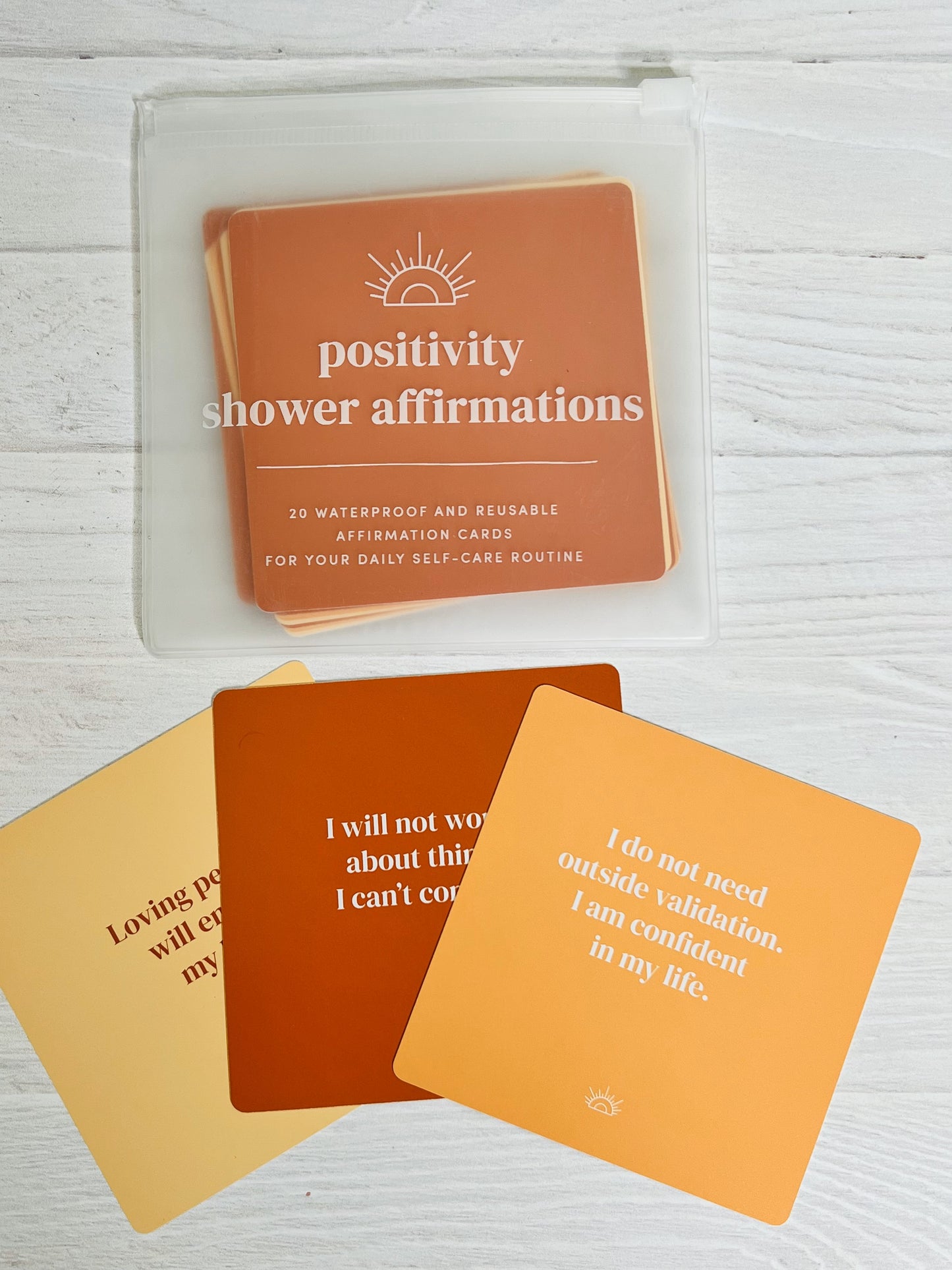 Shower Affirmation Cards