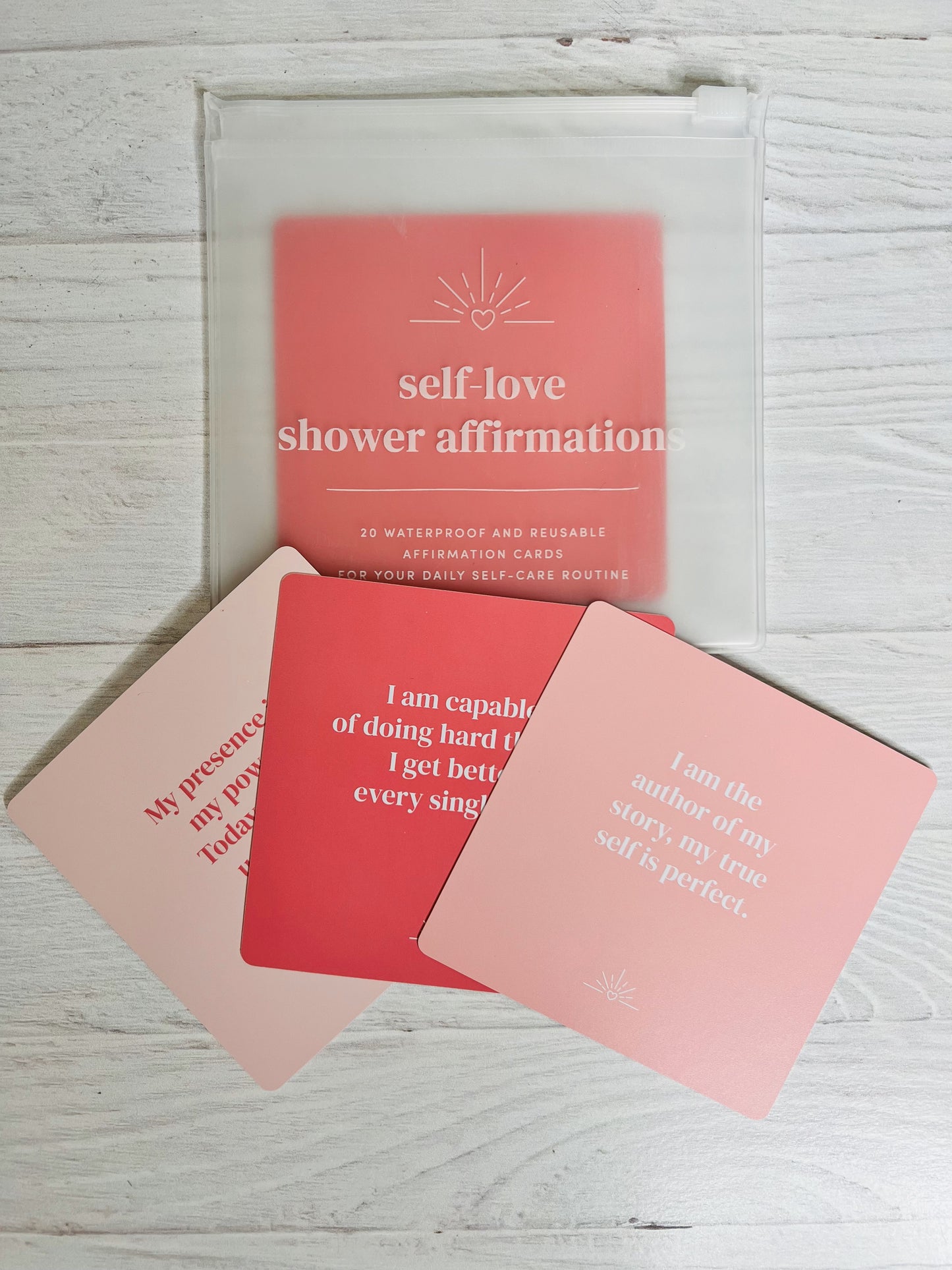 Shower Affirmation Cards